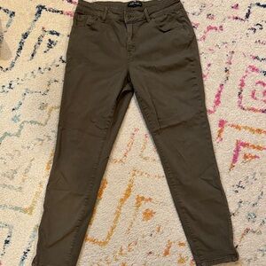 Charlie B  Women's Olive Skinny Jeans